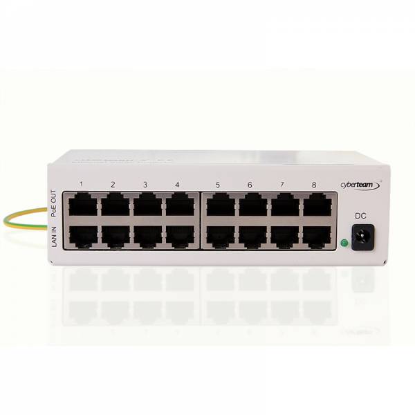 Ethernet Überspannungsschutz/Blitzschutz 8P PoE Desktop