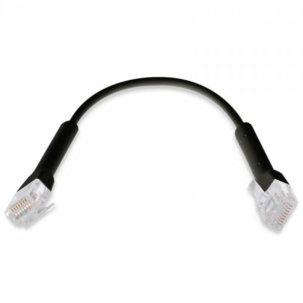 UniFi Ethernet Netzwerkkabel, schwarz, 0.1m