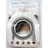 Alfa Active Verlängerungskabel 5m, Mini USB